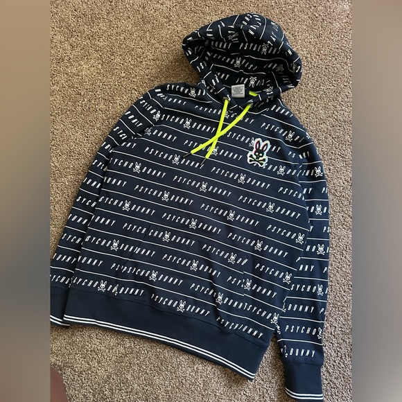 Psycho Bunny Holloway Pullover Hoodie Men's XS Big Bunny Logo, Outdoor, Camping - Picture 1 of 16